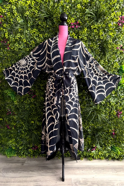 Vintage Webs Bell Sleeve Kimono Robe PREORDER