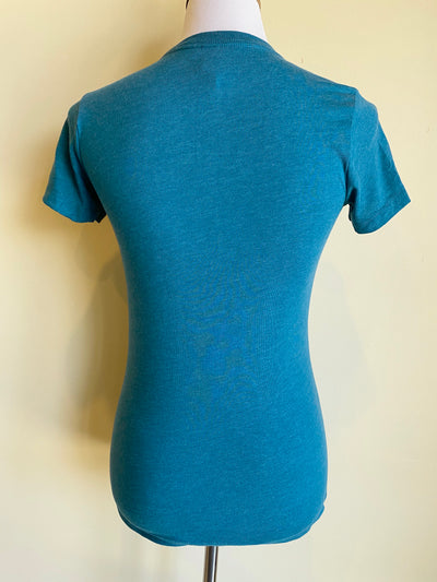 Vintage Style NOT Vintage Values Tee in Signature Teal