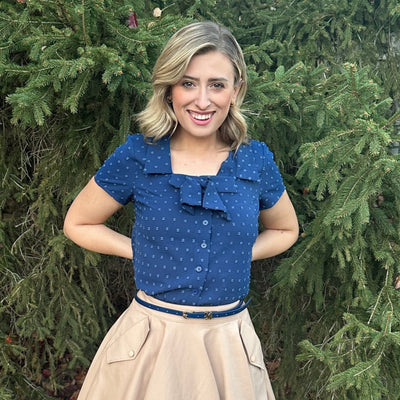 Bonnie Bow Blouse (2 Colorways)