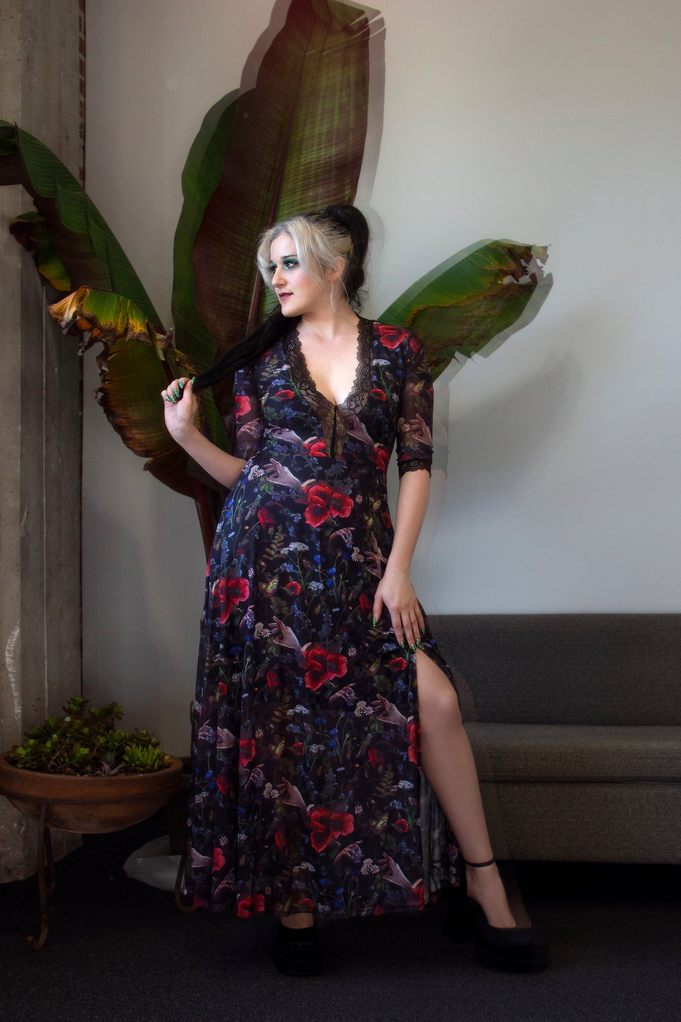 Night Meadow Maxi Dress