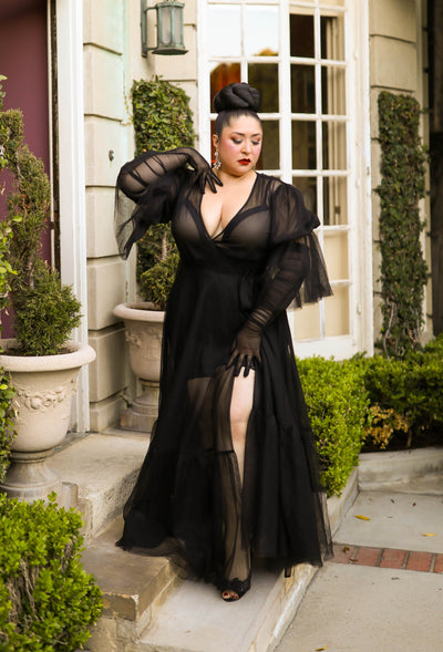 Timeless Temptress Tulle Robe Dress (3 Colorways) PREORDER