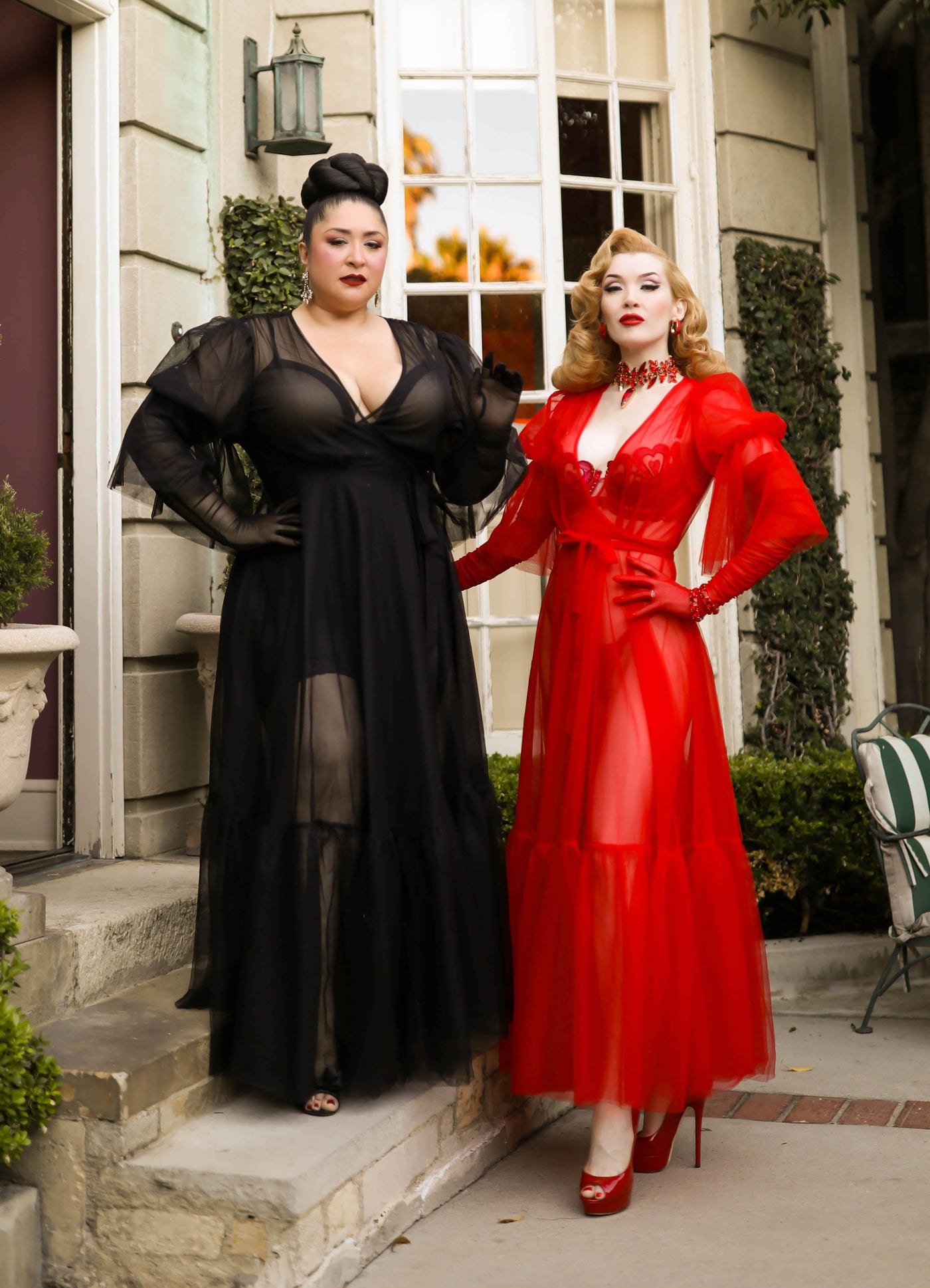 Timeless Temptress Tulle Robe Dress (3 Colorways) PREORDER