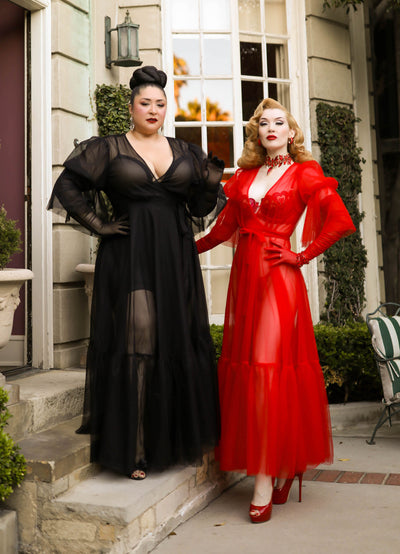 Timeless Temptress Tulle Robe Dress (3 Colorways) PREORDER