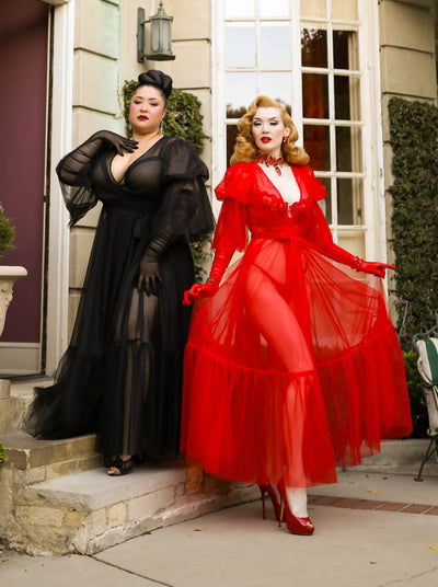 Timeless Temptress Tulle Robe Dress (3 Colorways) PREORDER