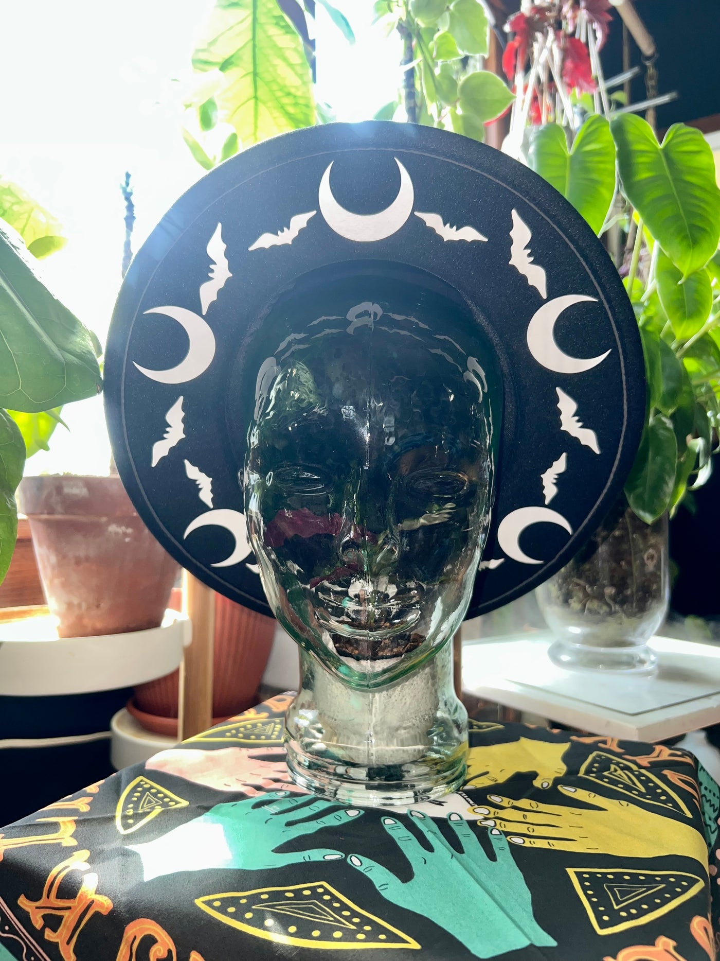 Bat Moon Vegan Felt Hat