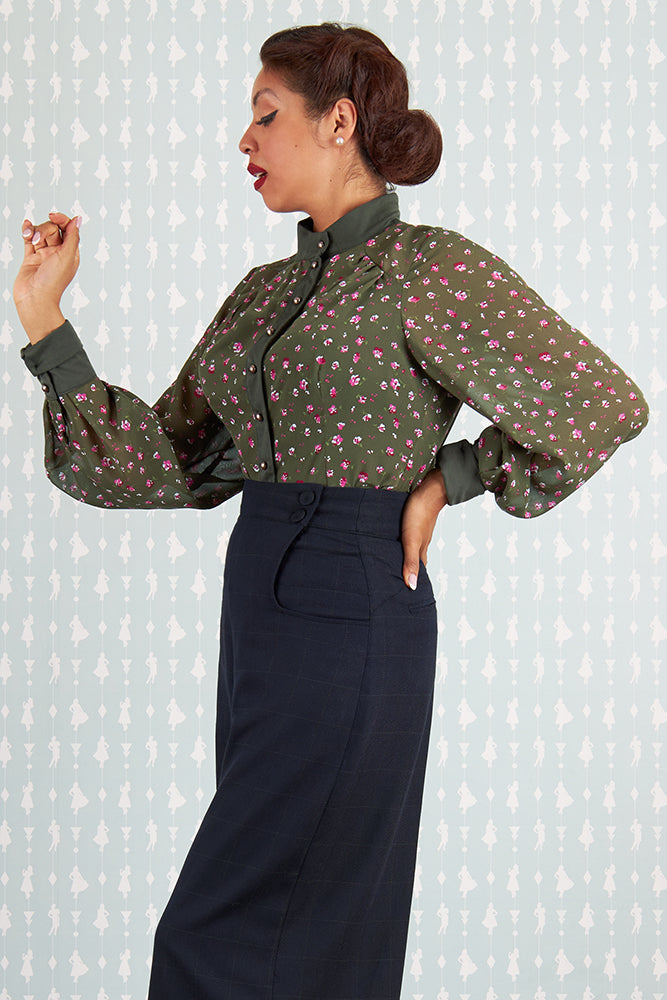 Ophelia-Juniper Bishop Sleeve Blouse – Daisy Jones' Locker