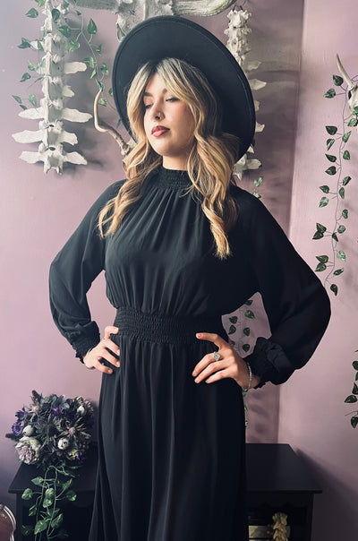 Dorothea Classic Boho Shirred Witch Dress PREORDER