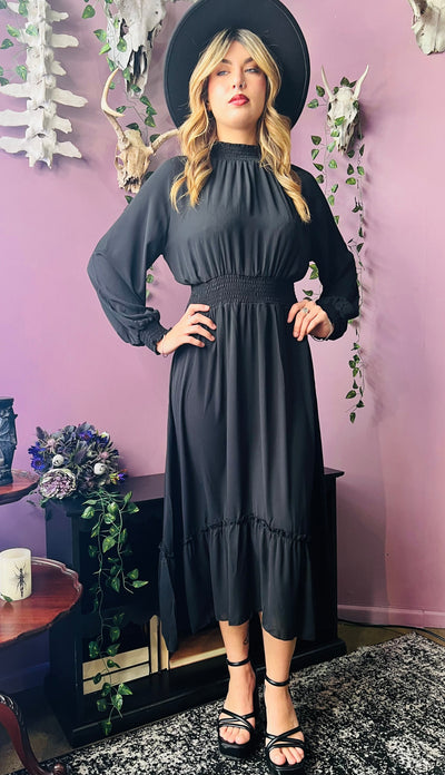 Dorothea Classic Boho Shirred Witch Dress PREORDER