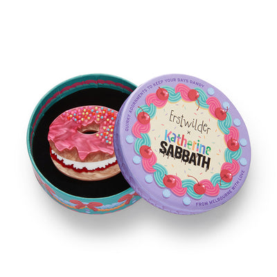 Erstwilder X Katherine Sabbath Donut Cake Brooch