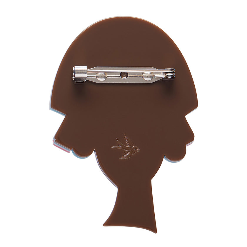 Erstwilder Fancy New ‘Do’ Brooch (2 Skin Tones)