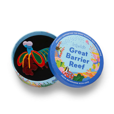 Erstwilder Peacock Mantis Shrimp Brooch