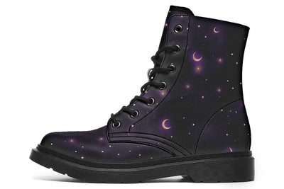 Vegan Ankle Boots in Starry Night