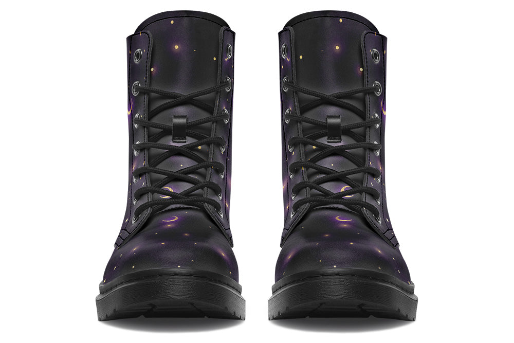 Vegan Ankle Boots in Starry Night