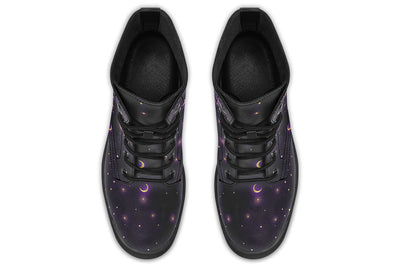 Vegan Ankle Boots in Starry Night