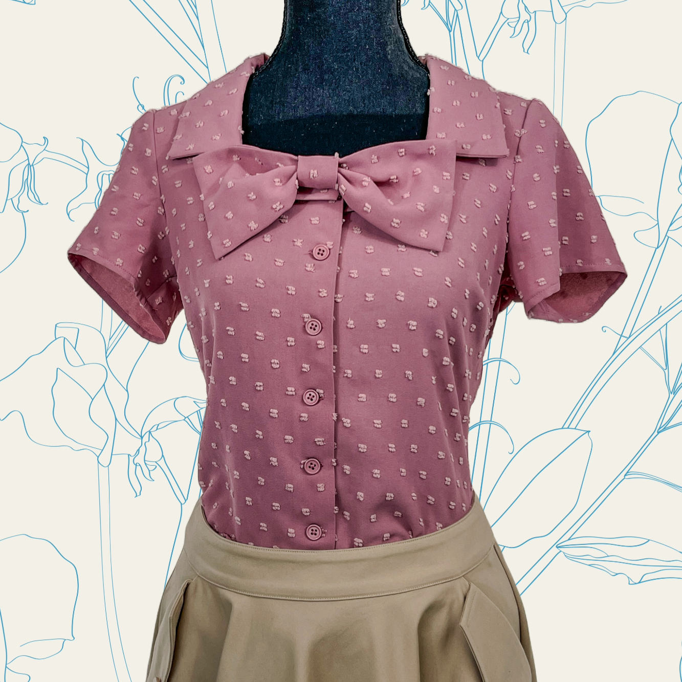 Bonnie Bow Blouse (2 Colorways)