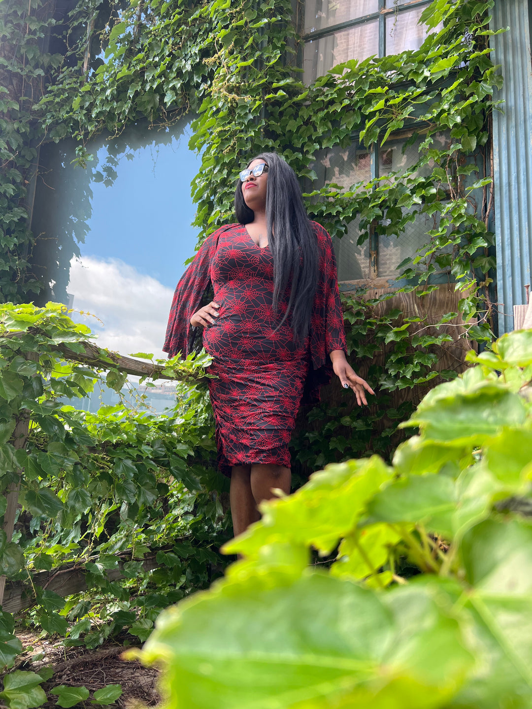 Mothman Caped Wiggle Dress – Daisy Jones' Locker