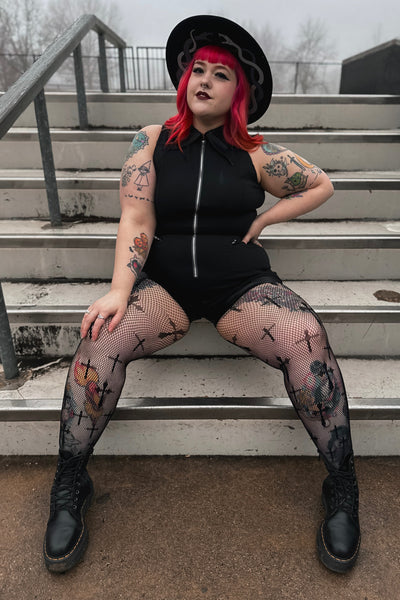 Melinda Bat Collar Romper