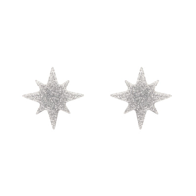 Erstwilder Essentials Atomic Star Glitter Stud Earring (4 Colorways)