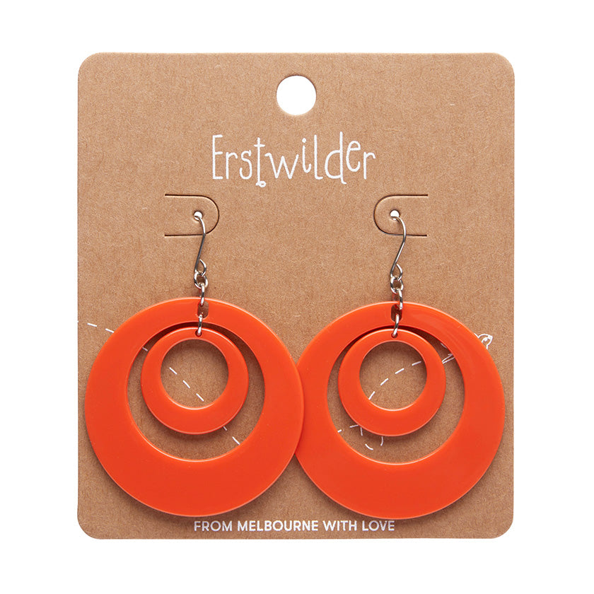 Erstwilder Essentials Double Hoop Drop Earring (7 Colors)