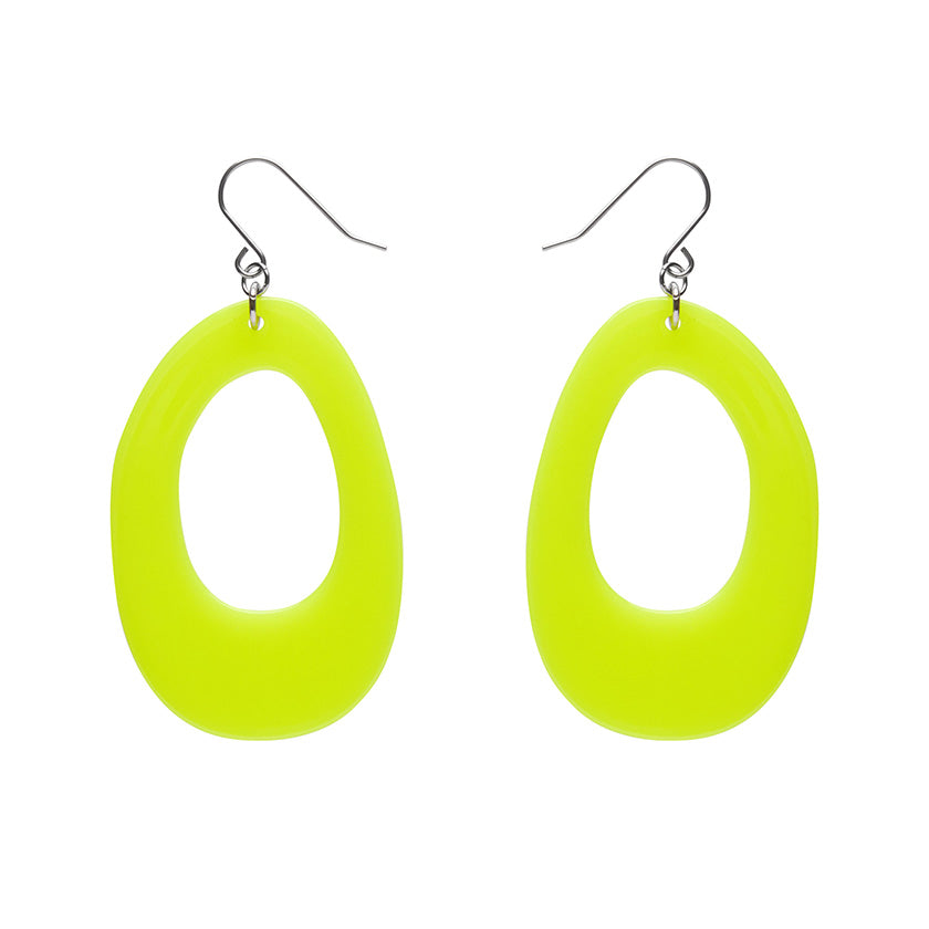 Erstwilder Essentials Bold Hoop Drop Earrings (2 Colorways)