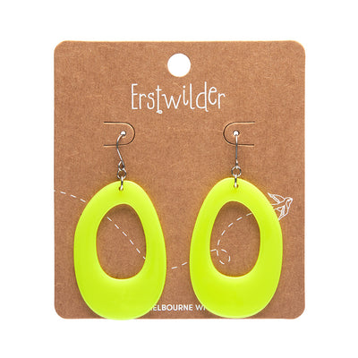 Erstwilder Essentials Bold Hoop Drop Earrings (2 Colorways)