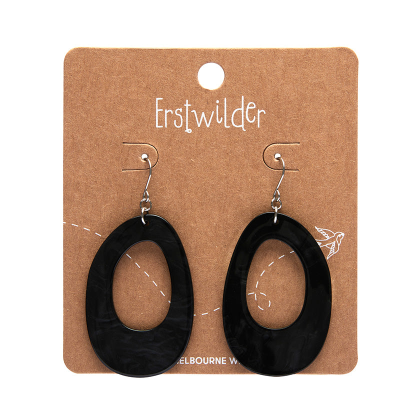 Erstwilder Essentials Bold Hoop Drop Earrings (2 Colorways)