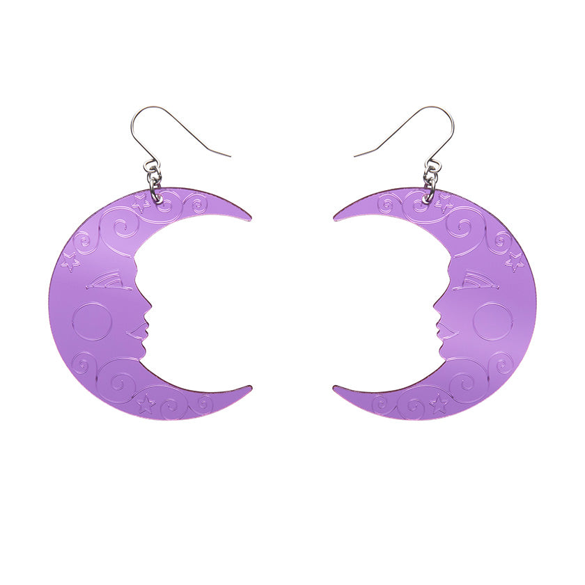 Erstwilder Essentials Moon Mirror Drop Earrings (3 Colorways)