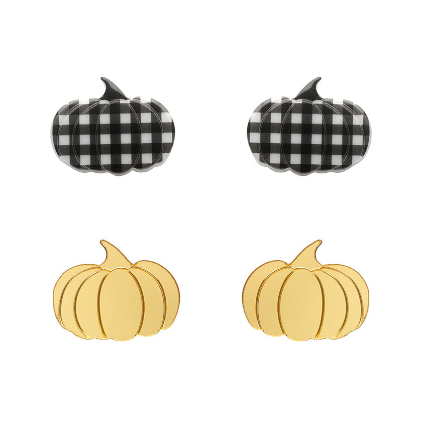 Erstwilder Essentials  Pumpkin Patch Stud Earrings Set (2 Colorways)