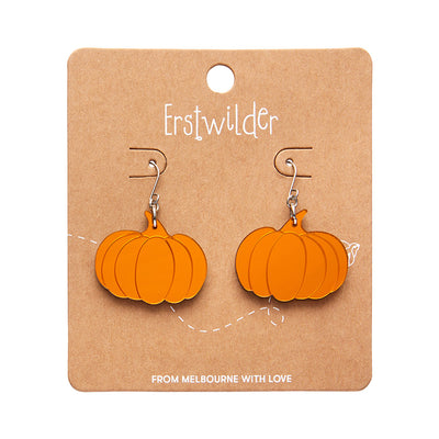 Erstwilder Essentials Pumpkin Mirror Drop Earrings (2 Colorways)