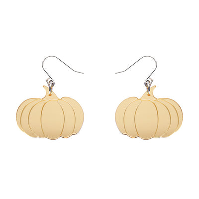 Erstwilder Essentials Pumpkin Mirror Drop Earrings (2 Colorways)