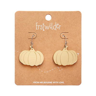 Erstwilder Essentials Pumpkin Mirror Drop Earrings (2 Colorways)