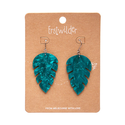 Erstwilder X Frida Kahlo Large Leaf Essential Drop Earrings (2 Color Ways)