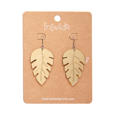 Erstwilder X Frida Kahlo Large Leaf Essential Drop Earrings (2 Color Ways)