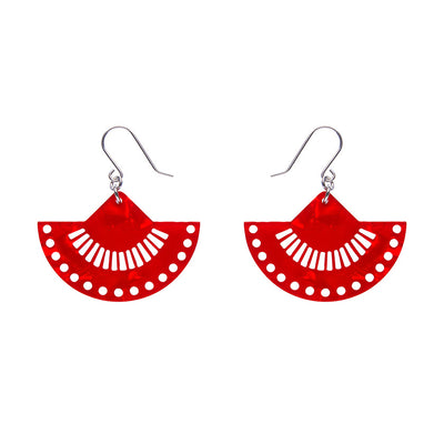 Erstwilder X Frida Kahlo Boho Fan Essential Drop Earrings (3 Color Ways)