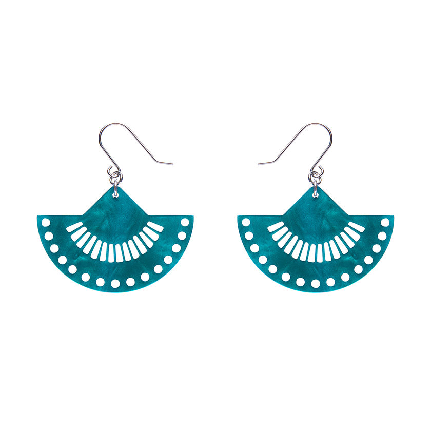 Erstwilder X Frida Kahlo Boho Fan Essential Drop Earrings (3 Color Ways)