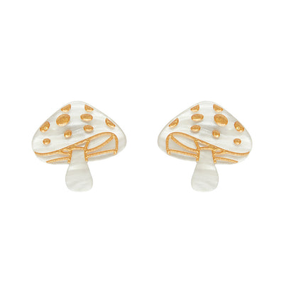 Erstwilder Essentials X Fluer Harris Mushroom Stud Earrings (2 Colorways)