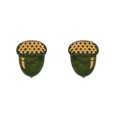 Erstwilder Essentials X Fluer Harris Acorn Stud Earrings (2 Colorways)