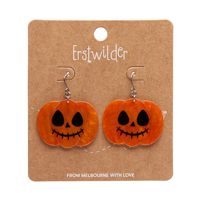 Erstwilder Essentials Jack O Lantern Drop Earrings (2 Colorways)