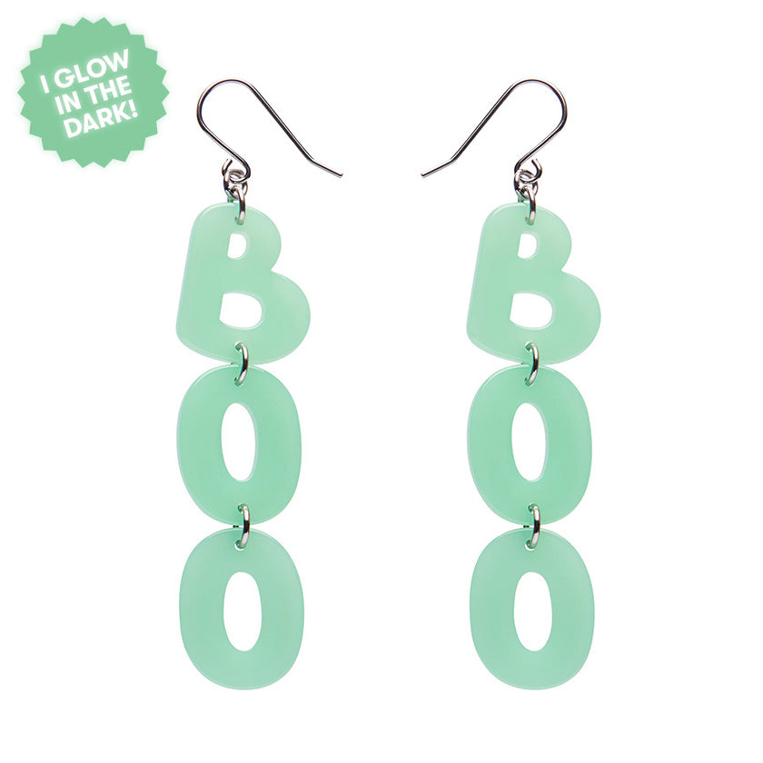 Erstwilder Essentials Boo Drop Earrings - Glow in the Dark