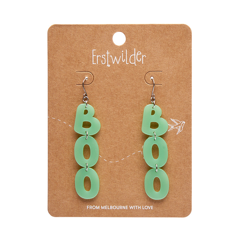 Erstwilder Essentials Boo Drop Earrings - Glow in the Dark
