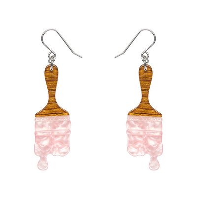Erstwilder Essentials Paint Brush Ripple Drop Earrings (4 Colorways)