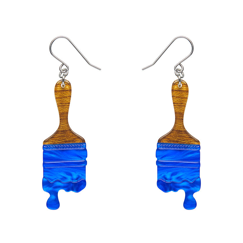 Erstwilder Essentials Paint Brush Ripple Drop Earrings (4 Colorways)
