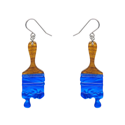 Erstwilder Essentials Paint Brush Ripple Drop Earrings (4 Colorways)