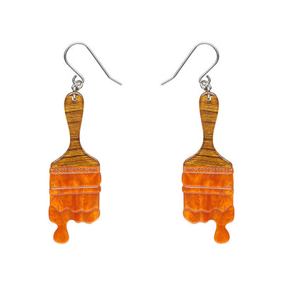 Erstwilder Essentials Paint Brush Ripple Drop Earrings (4 Colorways)