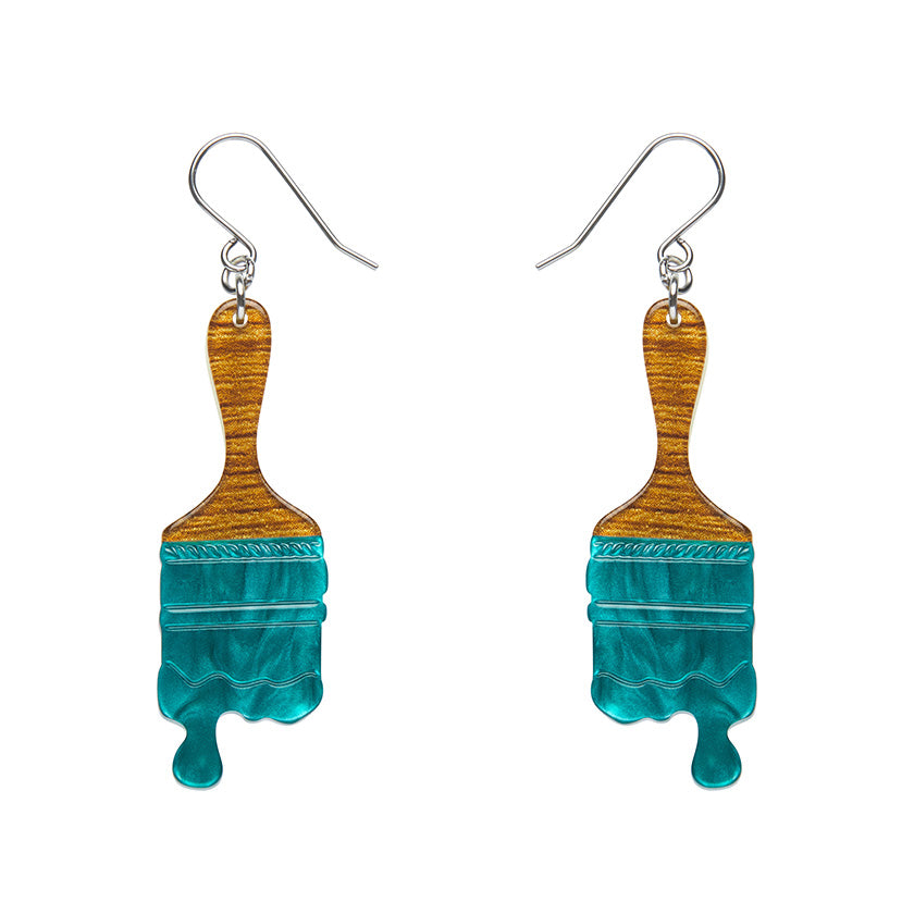 Erstwilder Essentials Paint Brush Ripple Drop Earrings (4 Colorways)