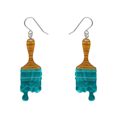 Erstwilder Essentials Paint Brush Ripple Drop Earrings (4 Colorways)