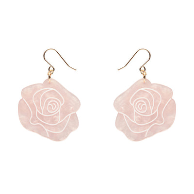 Erstwilder X Pete Cromer Eternal Rose Drop Earrings (2 Colorways)