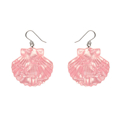 Erstwilder X Pete Cromer Sea Shell Drop Earrings - White (2 Colorways)