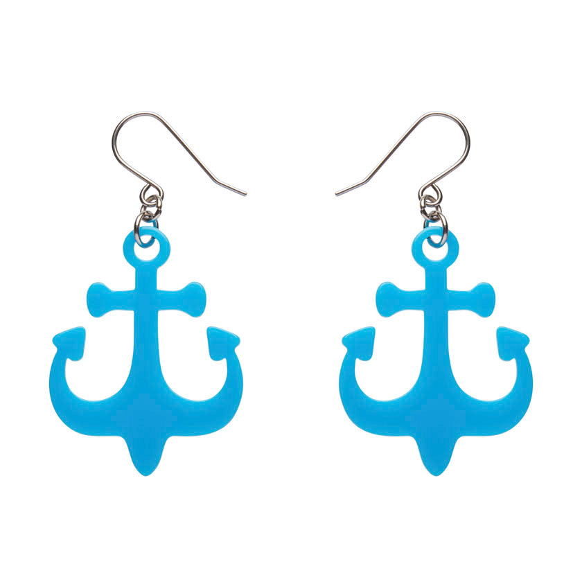 Erstwilder Essentials Ship Anchor Drop Earrings (2 Colorways)