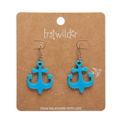 Erstwilder Essentials Ship Anchor Drop Earrings (2 Colorways)
